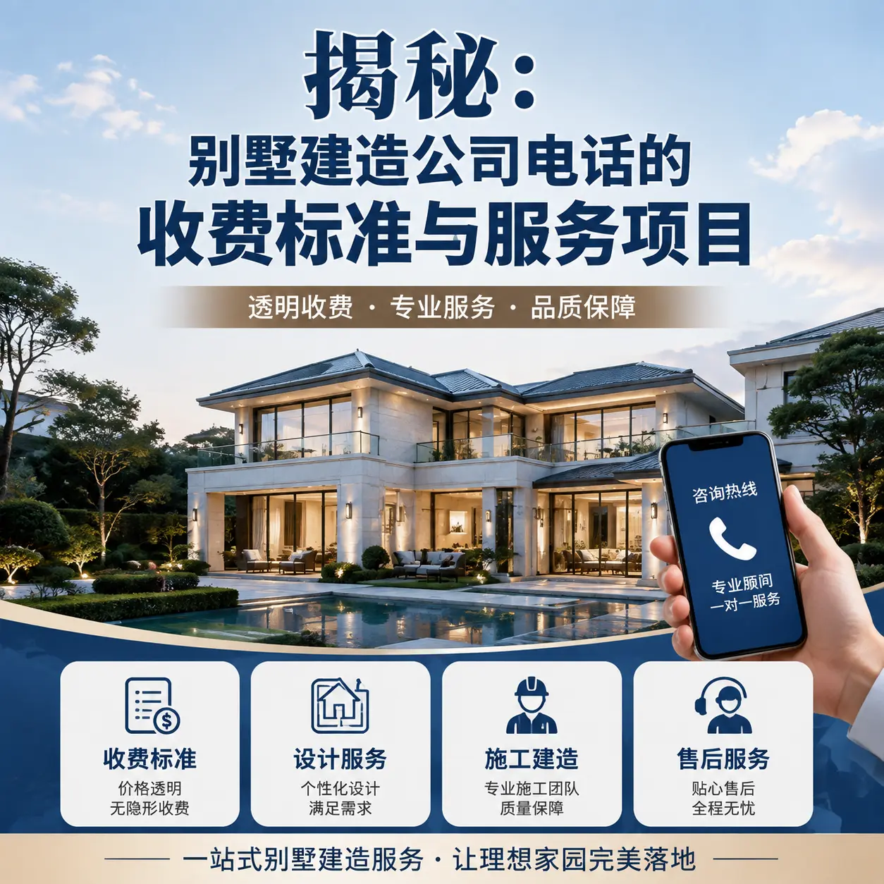 揭秘:岑巩别墅建造公司电话的收费标准与服务项目
