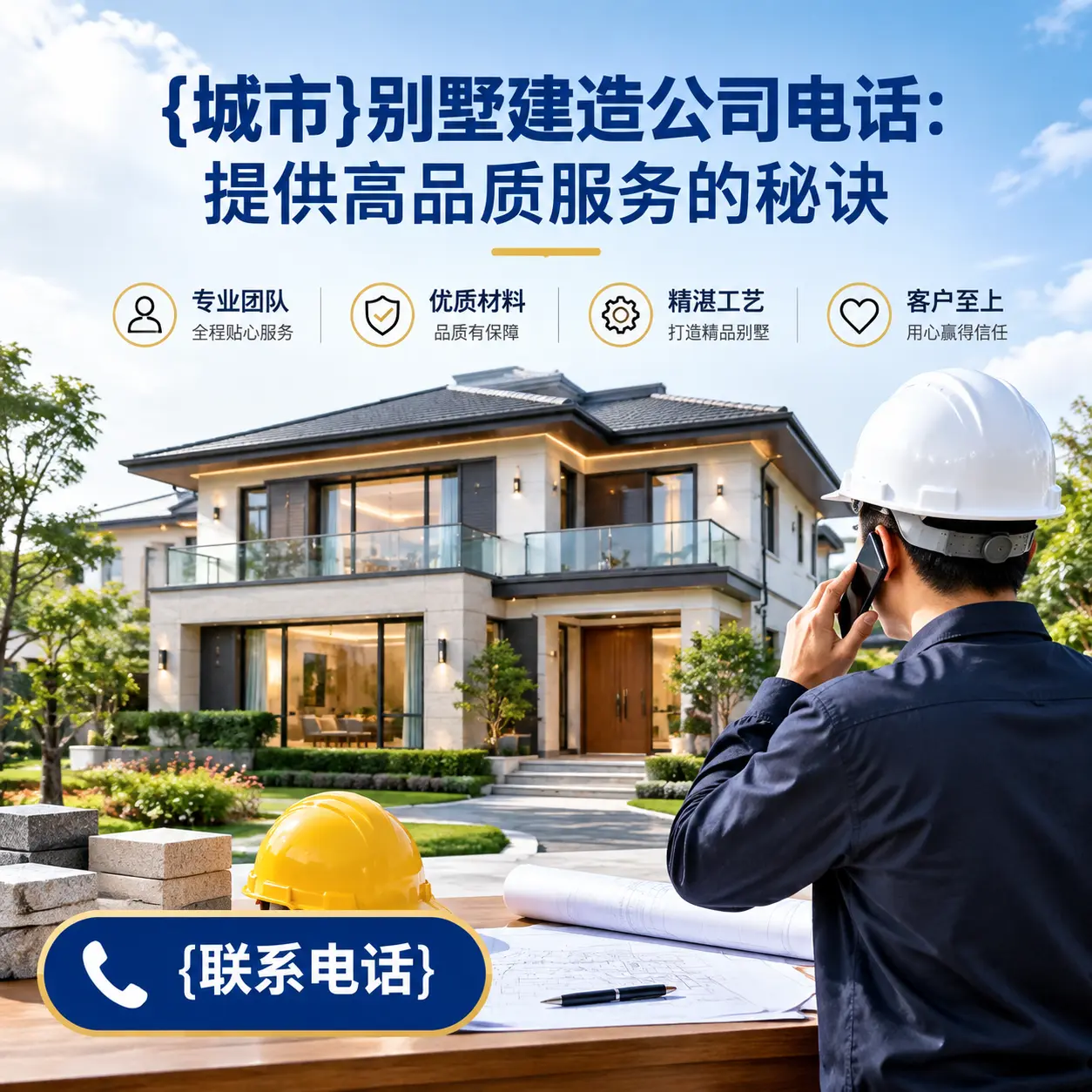 岑巩别墅建造公司电话:提供高品质服务的秘诀