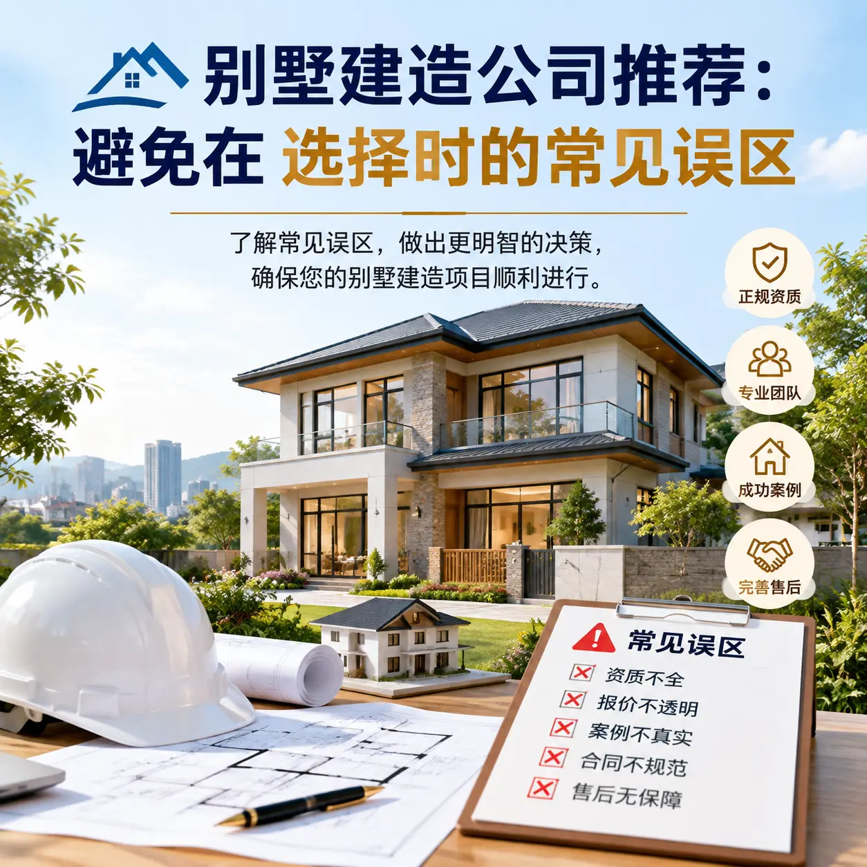 别墅建造公司推荐:避免在 岑巩 选择时的常见误区