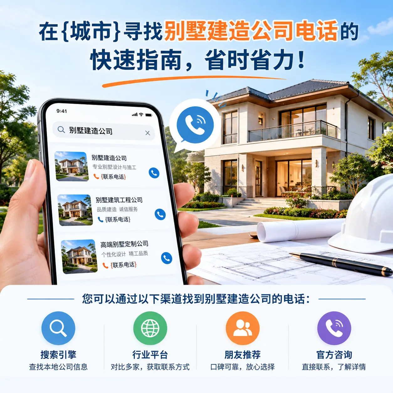 在岑巩寻找别墅建造公司电话的快速指南,省时省力!