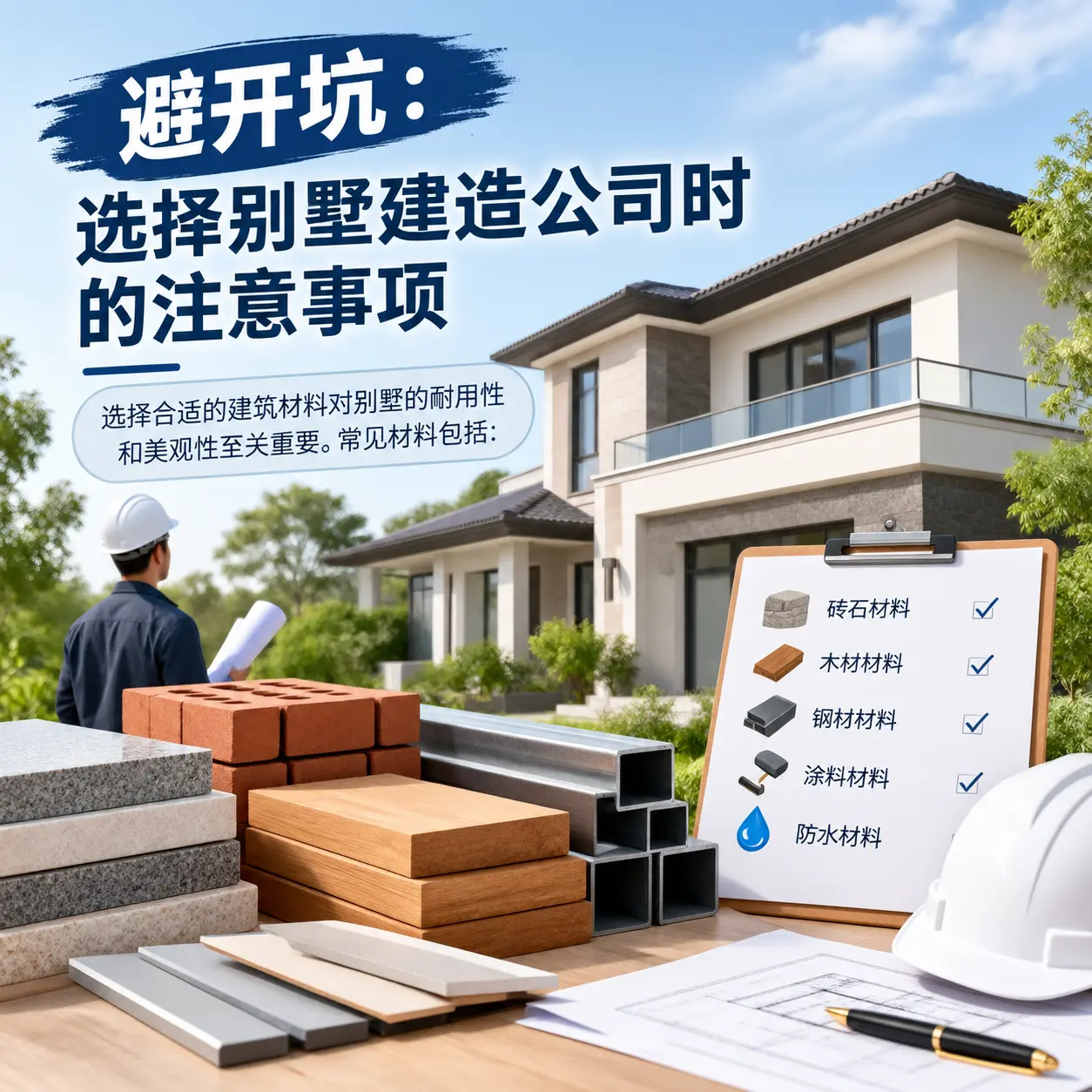 避开坑:选择 岑巩 别墅建造公司时的注意事项