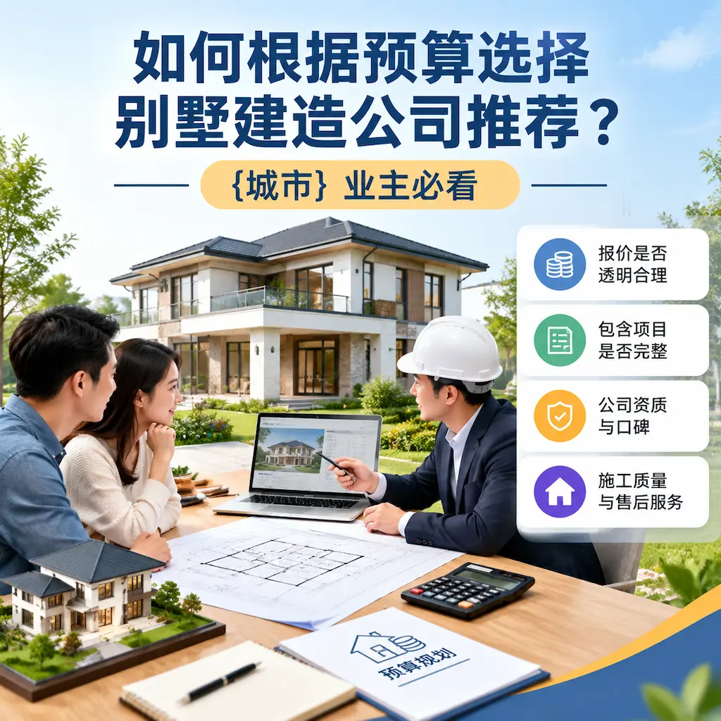 如何根据预算选择别墅建造公司推荐？ 岑巩 业主必看